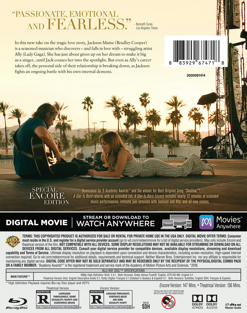 A Star Is Born: Encore Edition (Blu-ray) [Blu-ray]