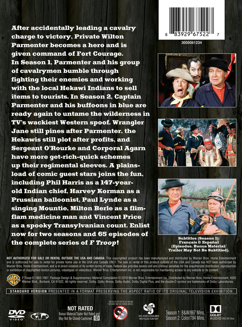 F Troop: The Complete Series (Box Set) [DVD]