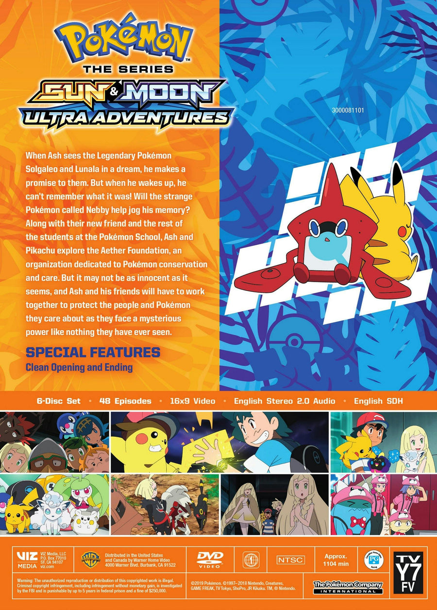 Pokémon: Sun and Moon Ultra Adventures - Complete Collection (Box Set) [DVD]