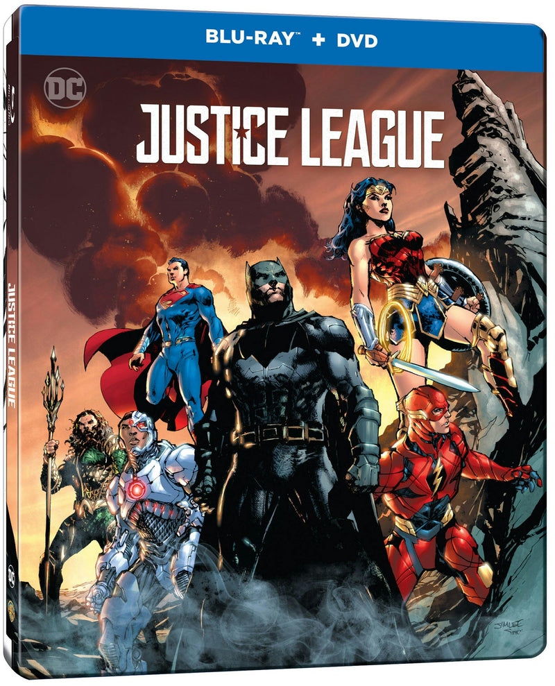 Justice League (Illustrated Steelbook/Blu-Ray + DVD) (BD) [Blu-ray]