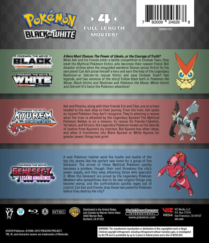 Pokemon Black & White Movie Collection - Standard Edition [Blu-ray]