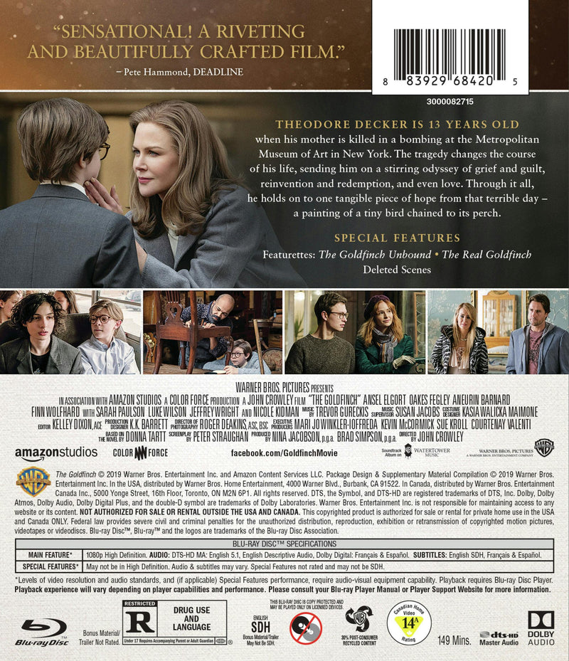 The Goldfinch (Blu-ray) [Blu-ray]