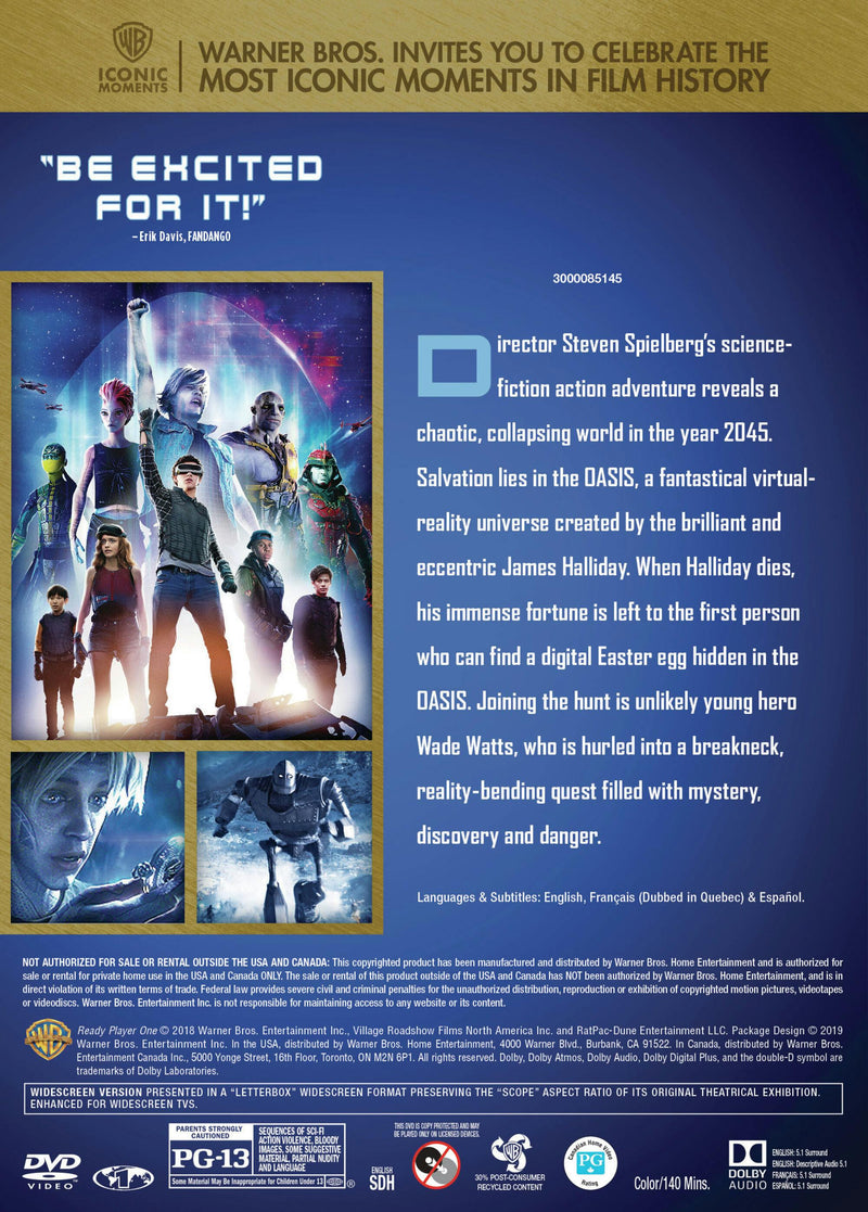 Ready Player One [DVD]