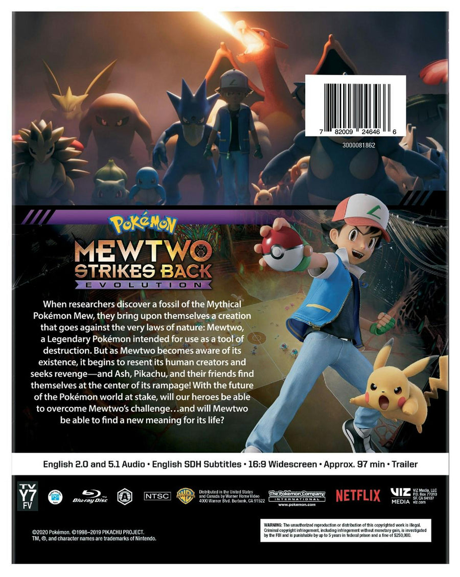 Pokemon the Movie: Mewtwo Strikes Back Evolution [Blu-ray]