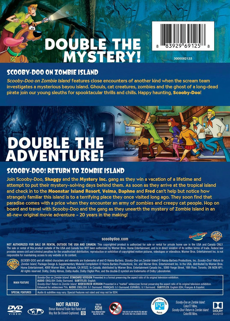Scooby-Doo: Zombie Island/Return to Zombie Island (DVD Double Feature) [DVD]