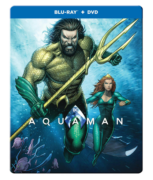 Aquaman (2DBD SteelBook/Blu-ray + DVD Combo Pack) (BD) [Blu-ray]
