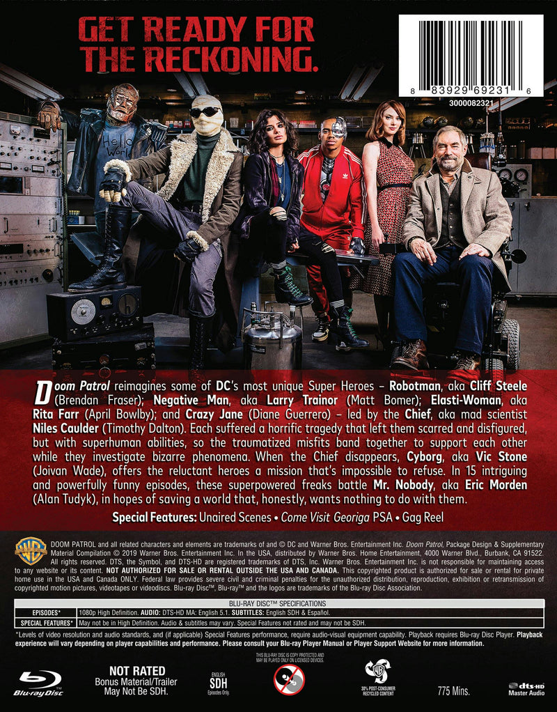 Doom Patrol: The Complete First Season (Box Set) [Blu-ray]