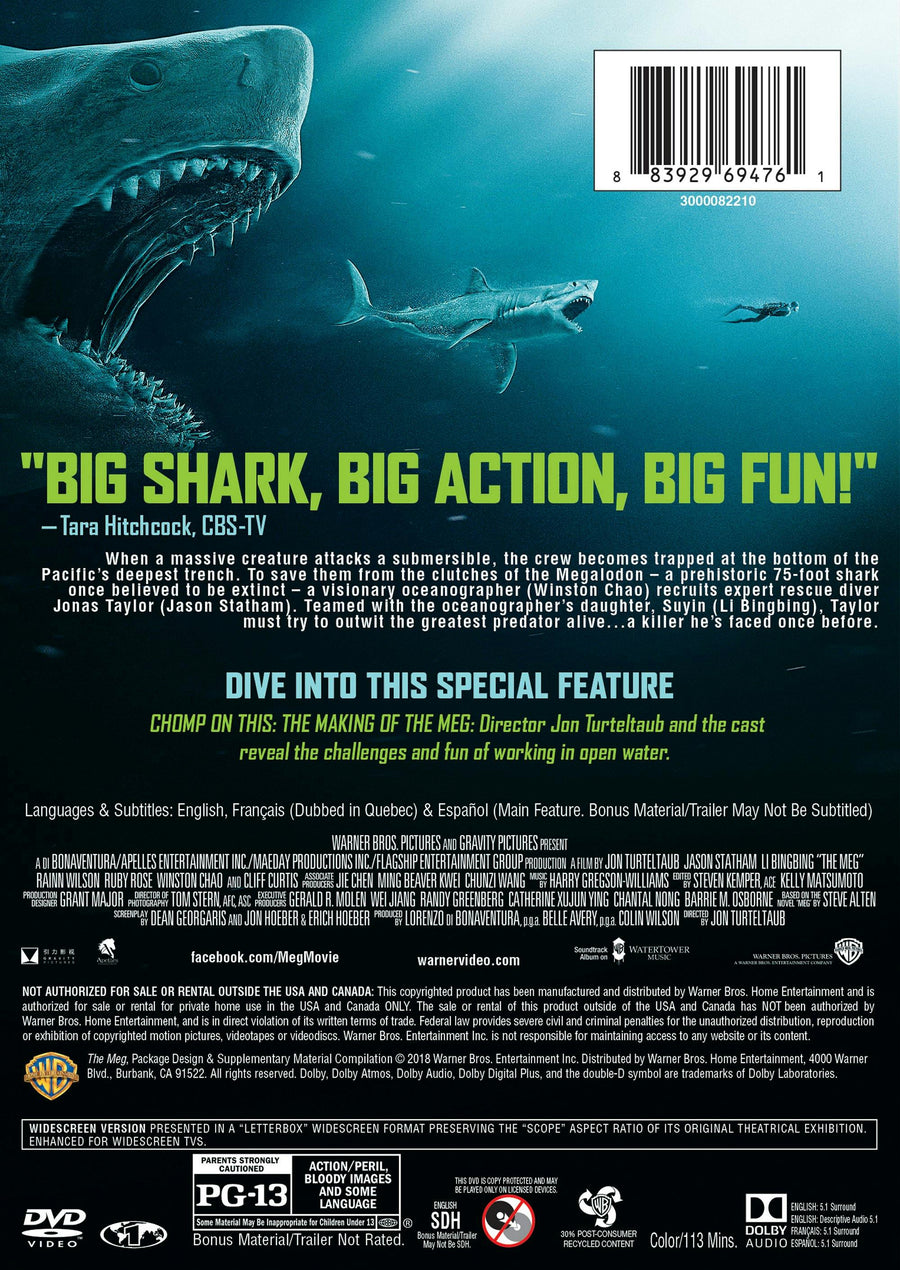 The Meg (DVD Single Disc) [DVD]