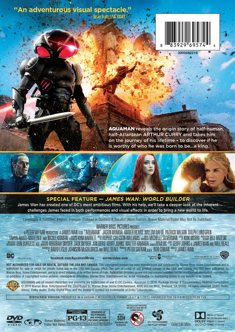 Aquaman (DVD Single Disc) [DVD]