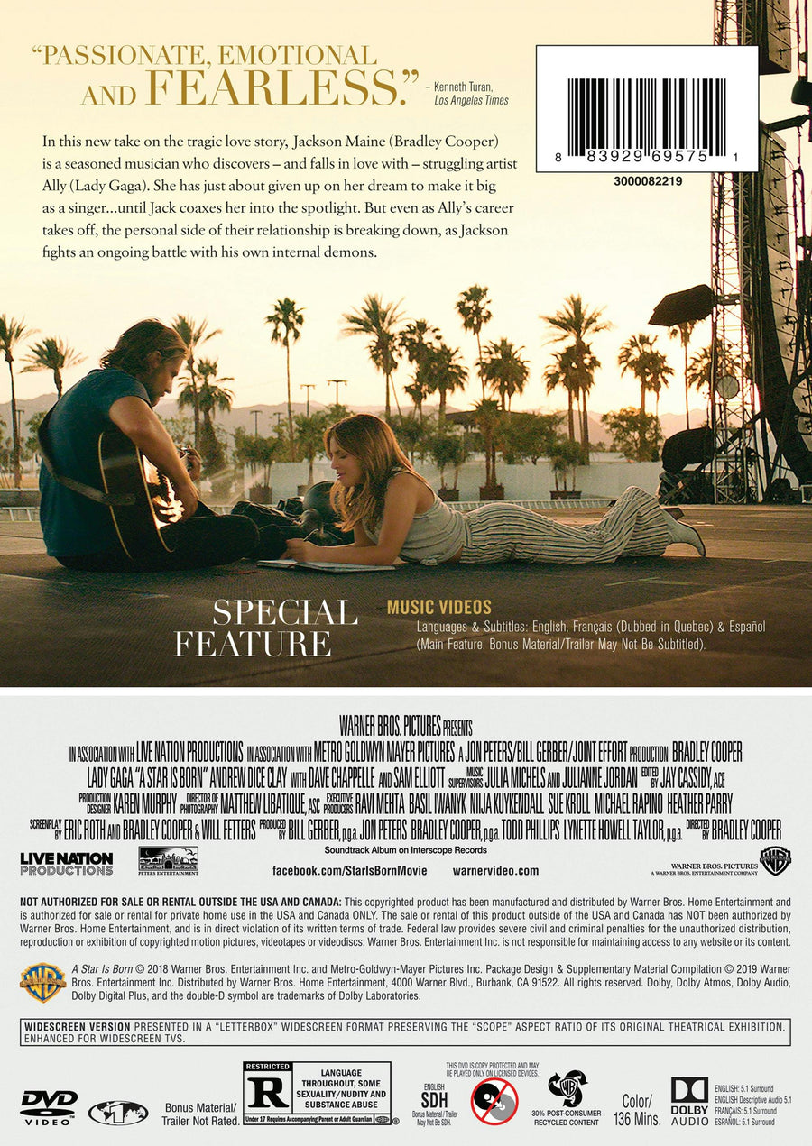 A Star Is Born (DVD Single Disc) [DVD]