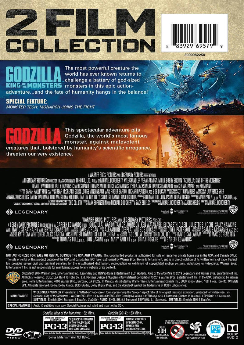 Godzilla/Godzilla: King of the Monsters (DVD Double Feature) [DVD]