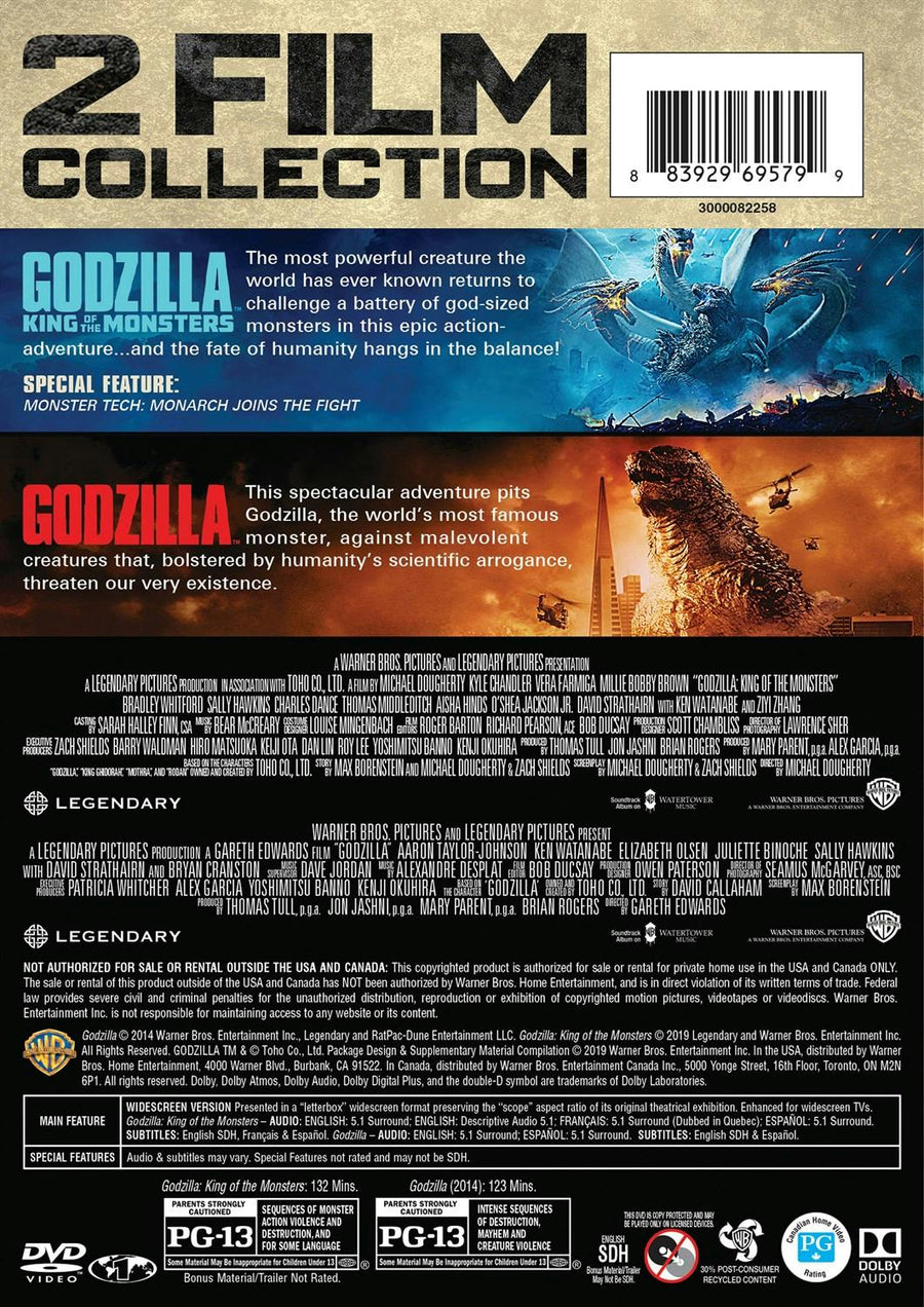 Godzilla/Godzilla: King of the Monsters (DVD Double Feature) [DVD]