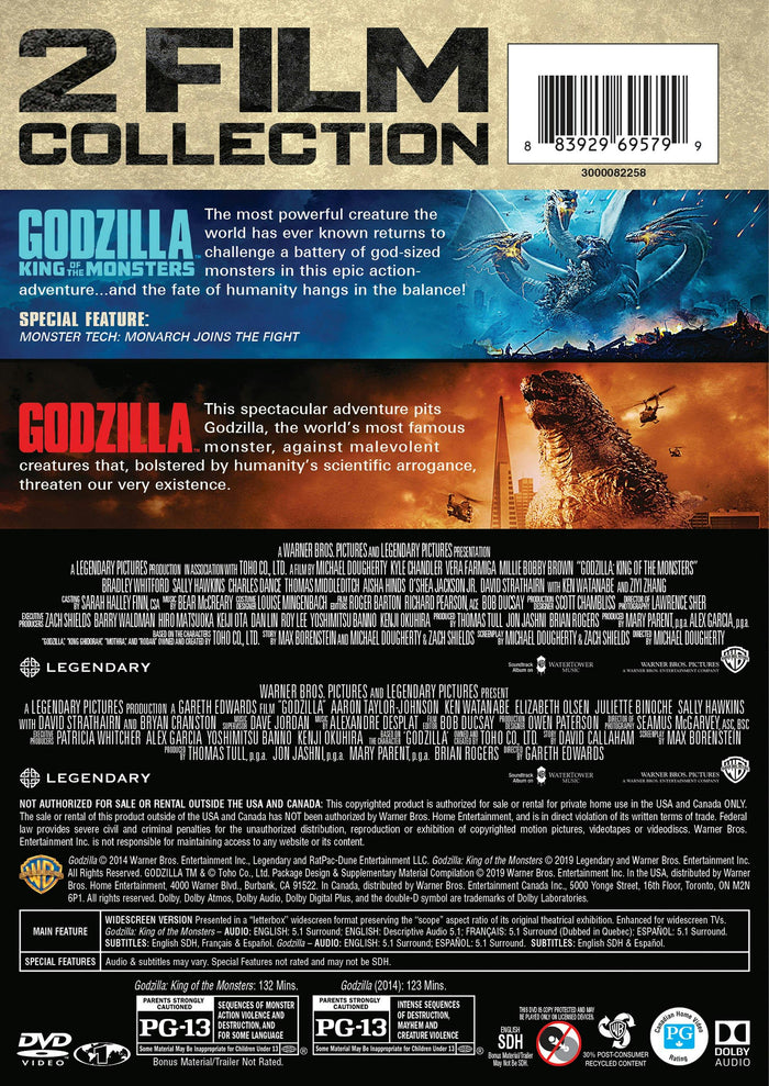Godzilla/Godzilla: King of the Monsters [DVD]