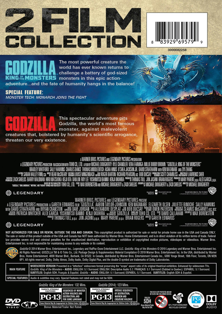 Godzilla/Godzilla: King of the Monsters (DVD Double Feature) [DVD]