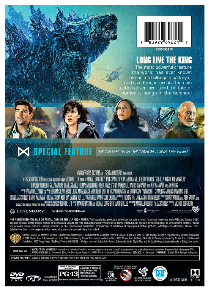 Godzilla - King of the Monsters [DVD]