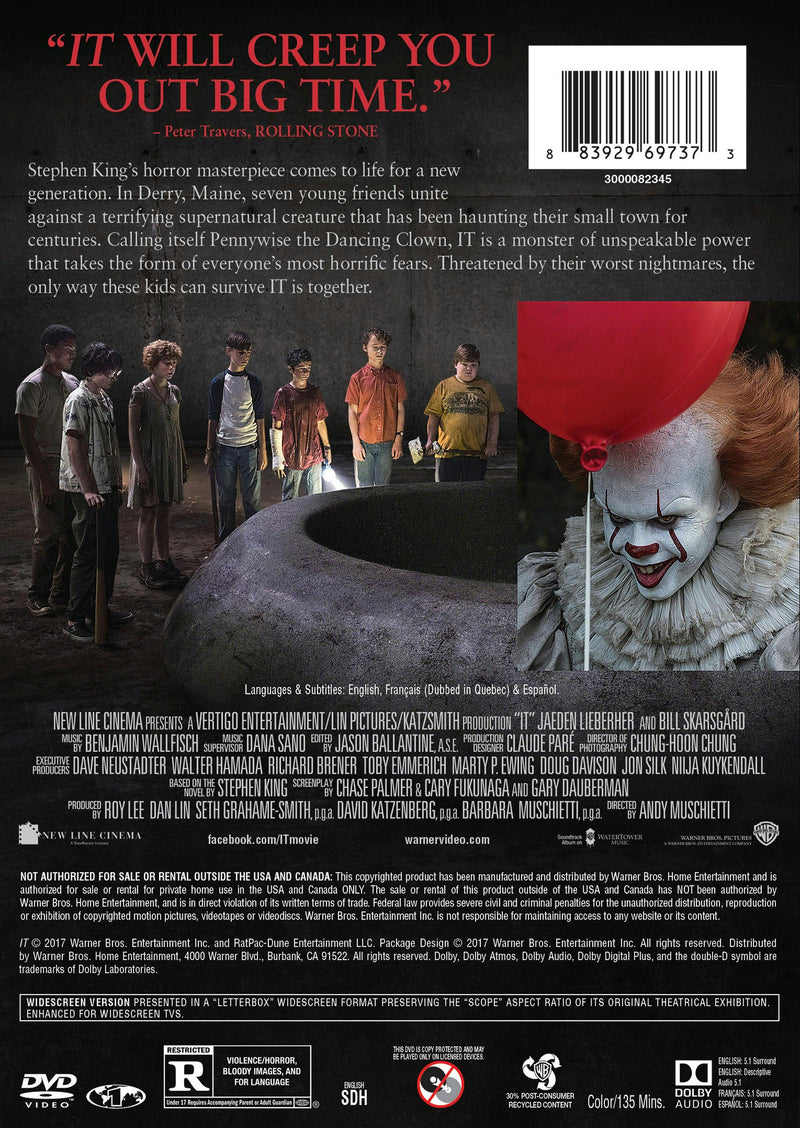 It (DVD Single Disc) [DVD]