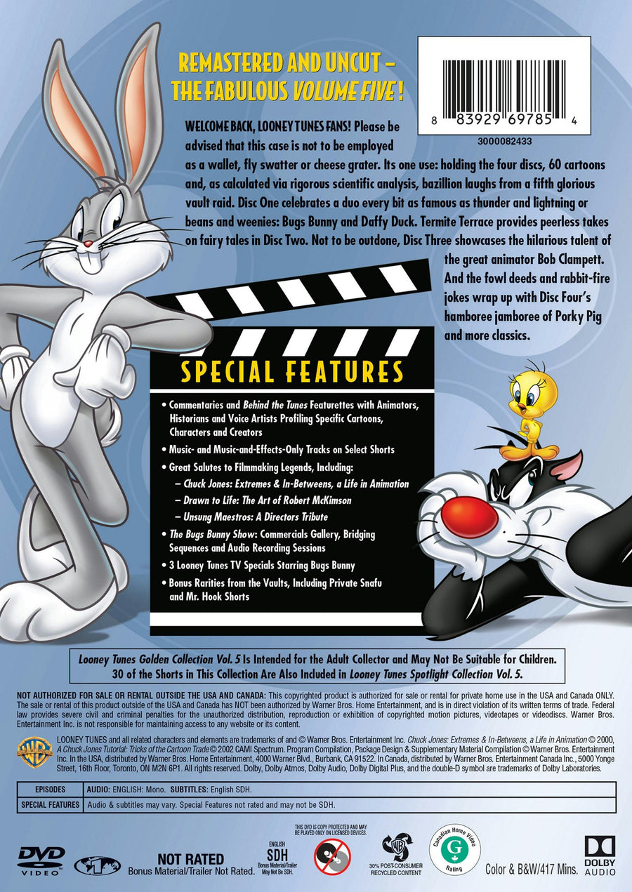 Looney Tunes: Golden Collection Vol. 5 (DVD New Box Art) [DVD]