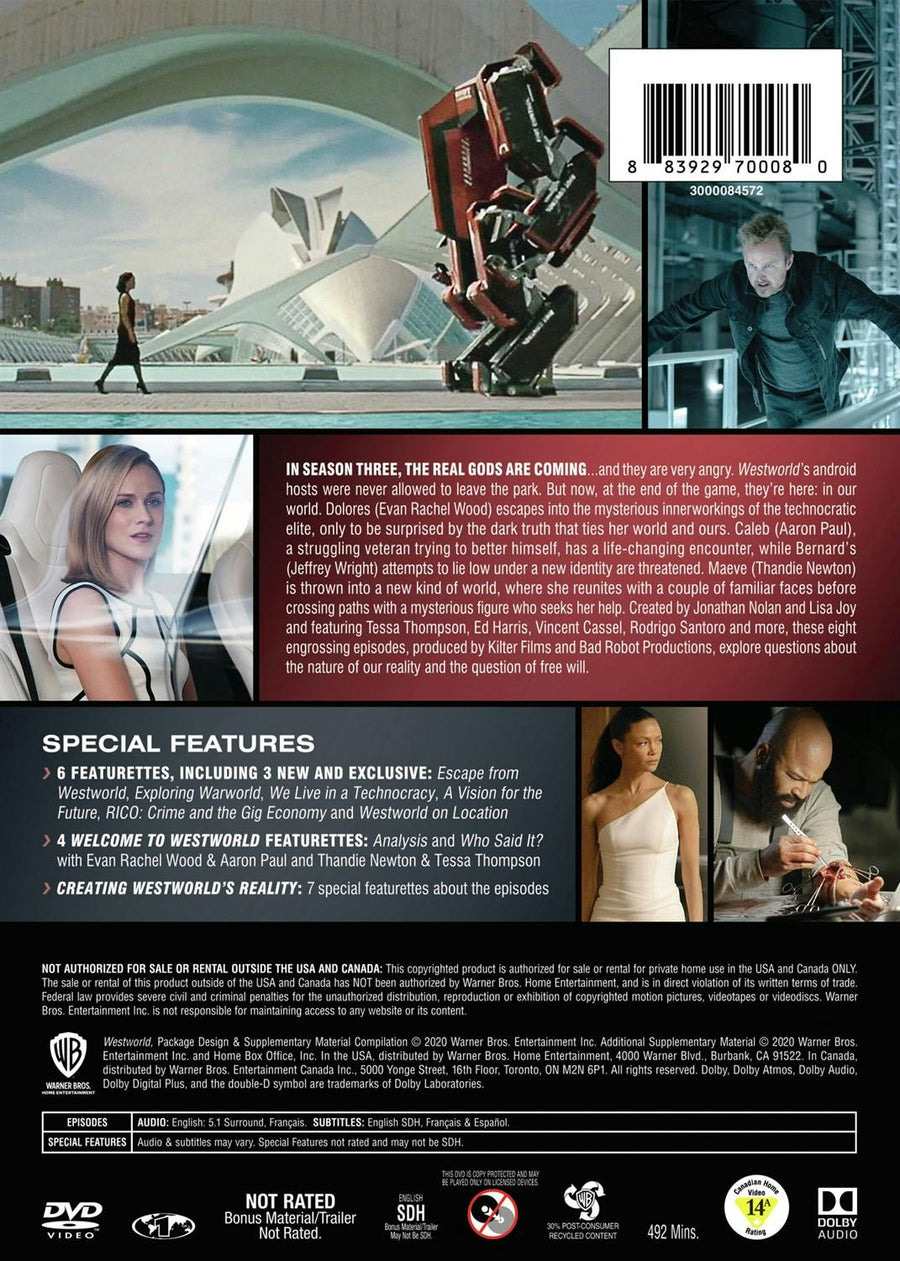 Westworld: Season Three - The New World (Box Set) [DVD]