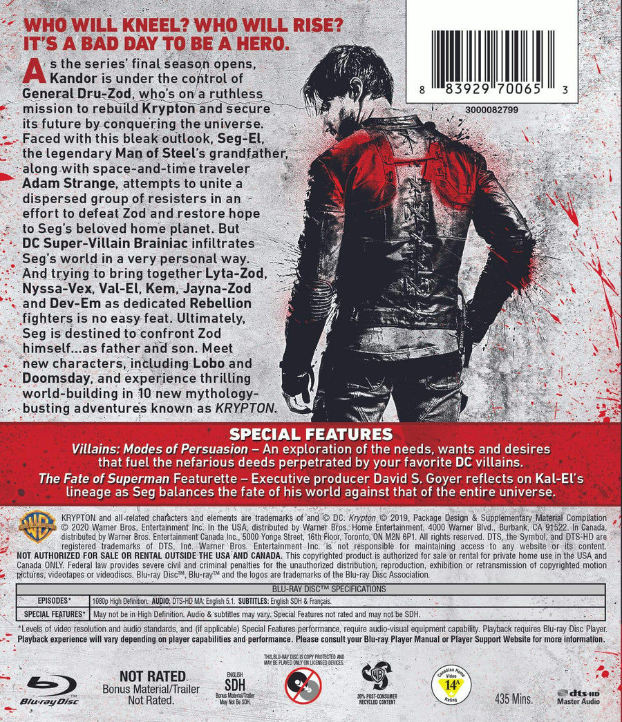 Krypton: The Complete Second & Final Season [Blu-ray]