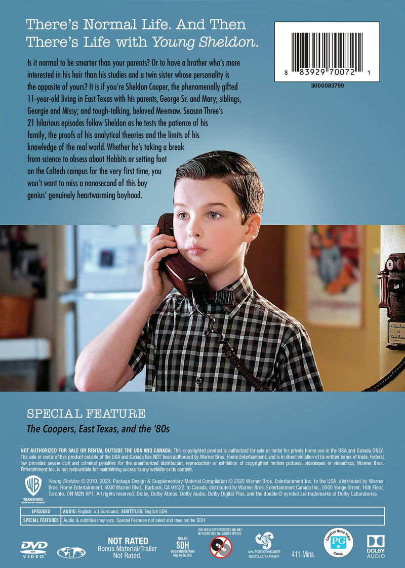 Young Sheldon: The Complete Third Season [DVD]