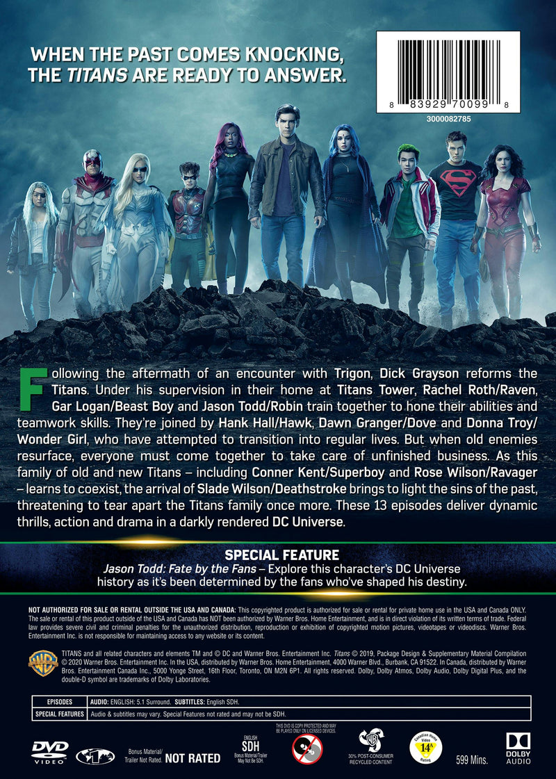 Titans: The Complete Second Season (Box Set) [DVD]