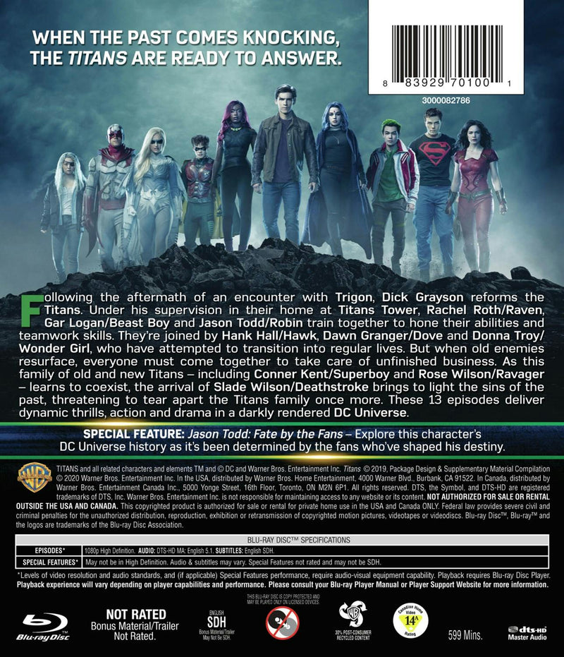 Titans: The Complete Second Season [Blu-ray]