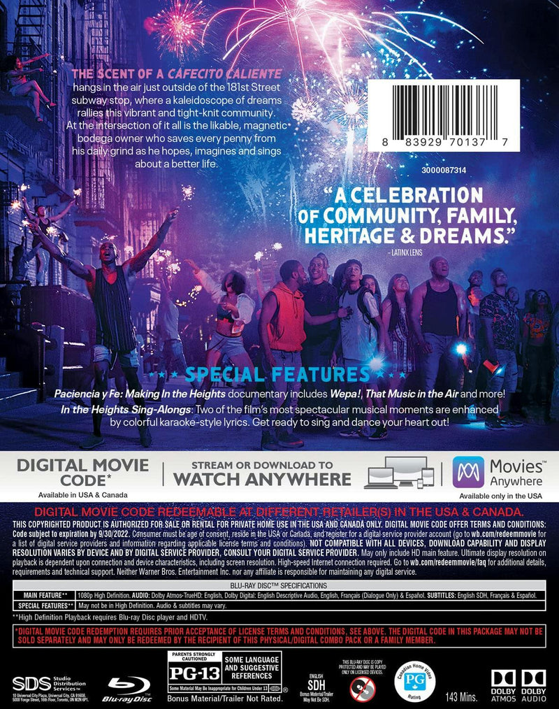 In the Heights [Blu-ray]