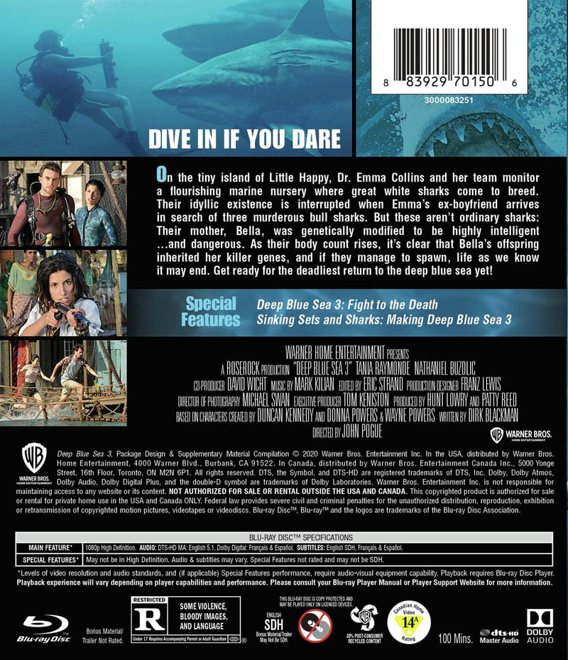 Deep Blue Sea 3 [Blu-ray]