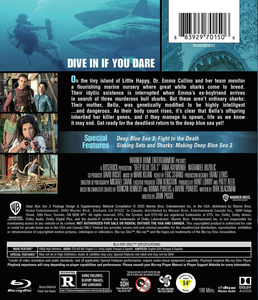 Deep Blue Sea 3 [Blu-ray]