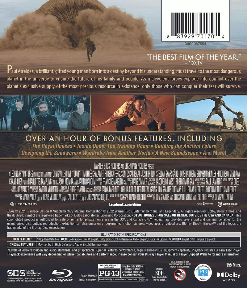 Dune (with DVD) [Blu-ray]