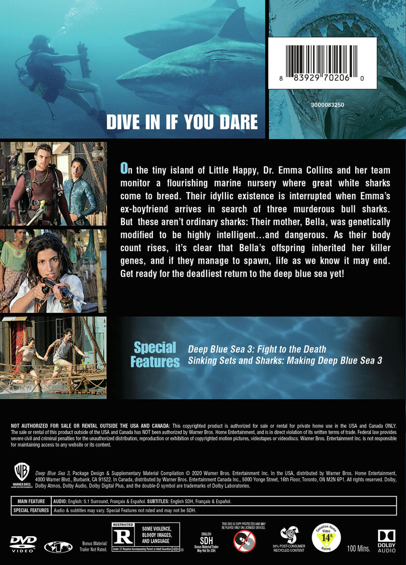 Deep Blue Sea 3 [DVD]