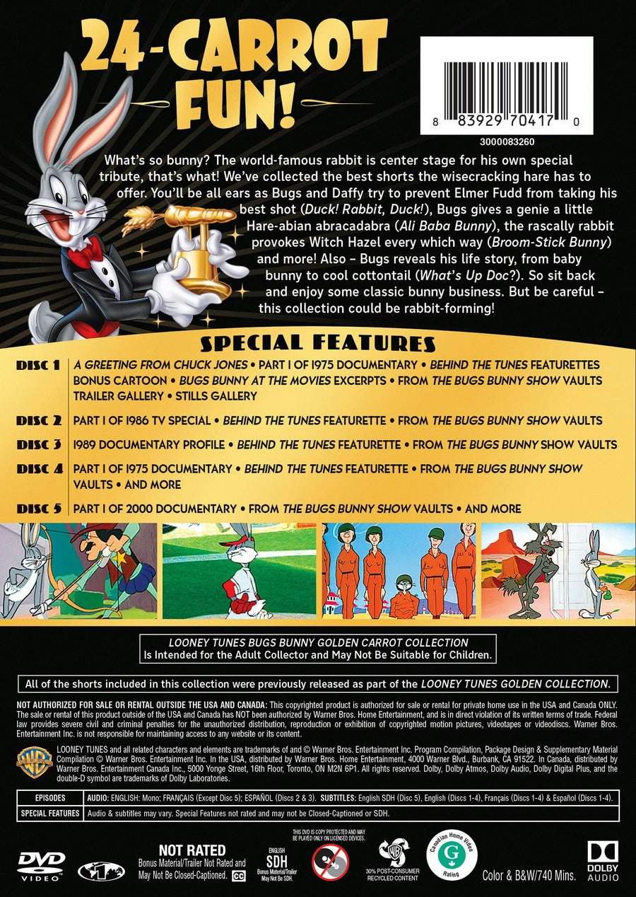 Bugs Bunny - Golden Carrot Collection (Box Set) [DVD]