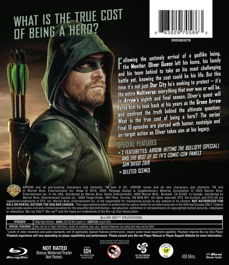 Arrow: The Complete Eighth Season [Blu-ray]