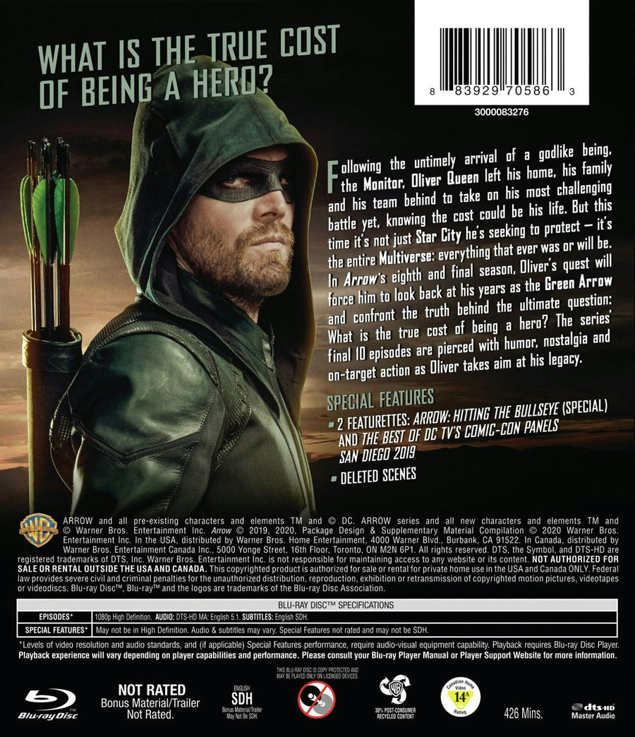 Arrow: The Complete Eighth Season [Blu-ray]