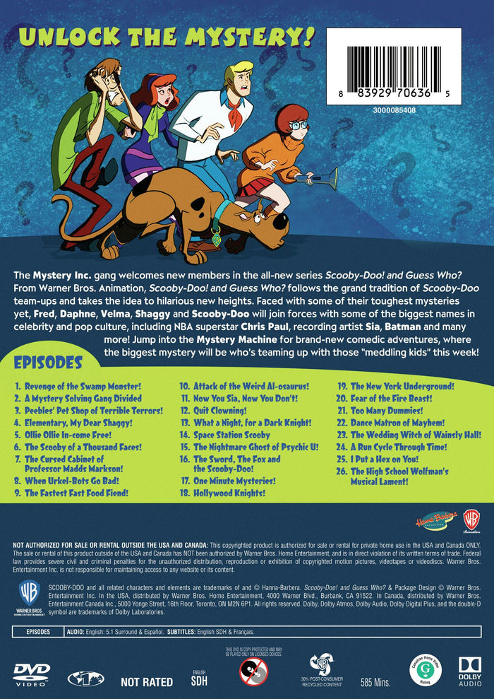 Scooby-Doo and Guess Who?: The Complete First Season (Box Set) [DVD]