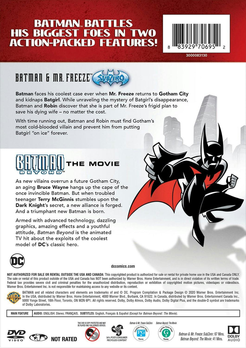Batman Double Feature (DVD New Box Art) [DVD]