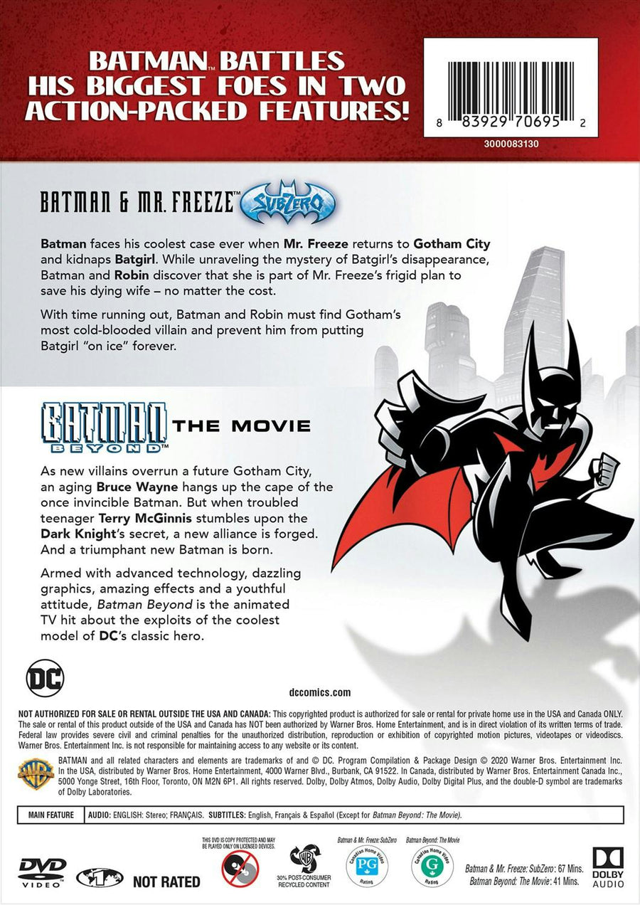 Batman Double Feature (DVD New Box Art) [DVD]