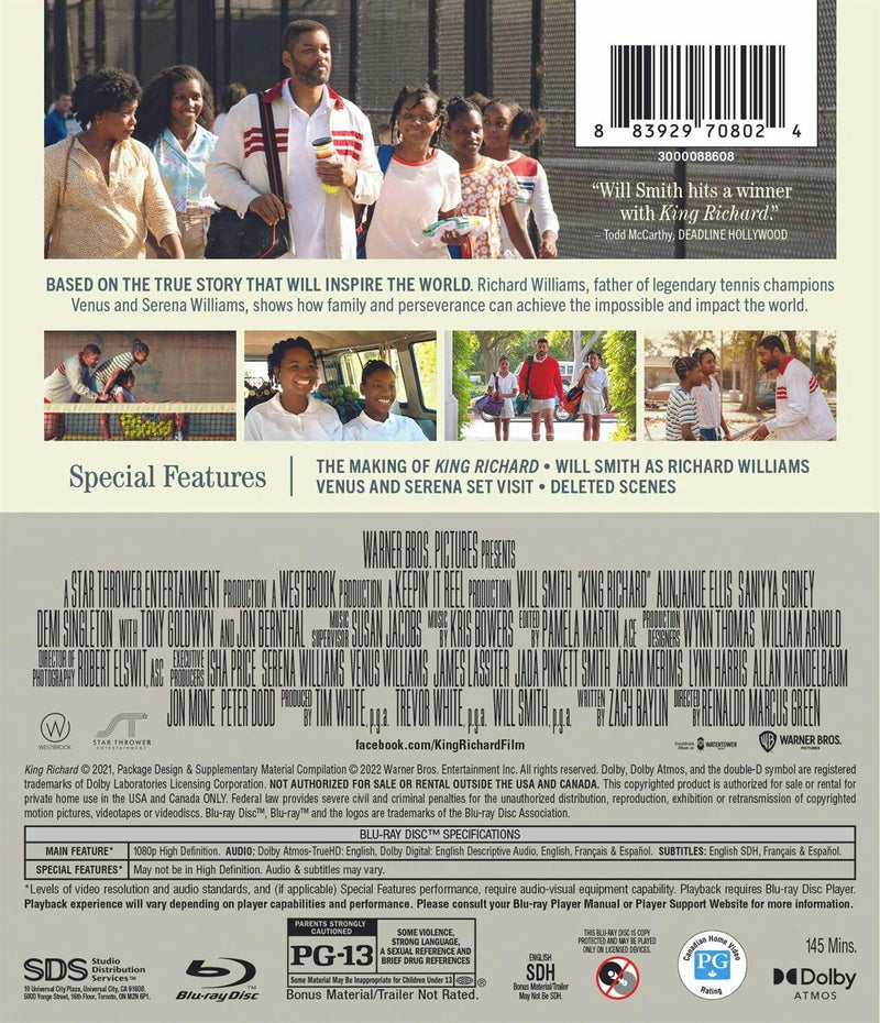 King Richard (Blu-ray) [Blu-ray]