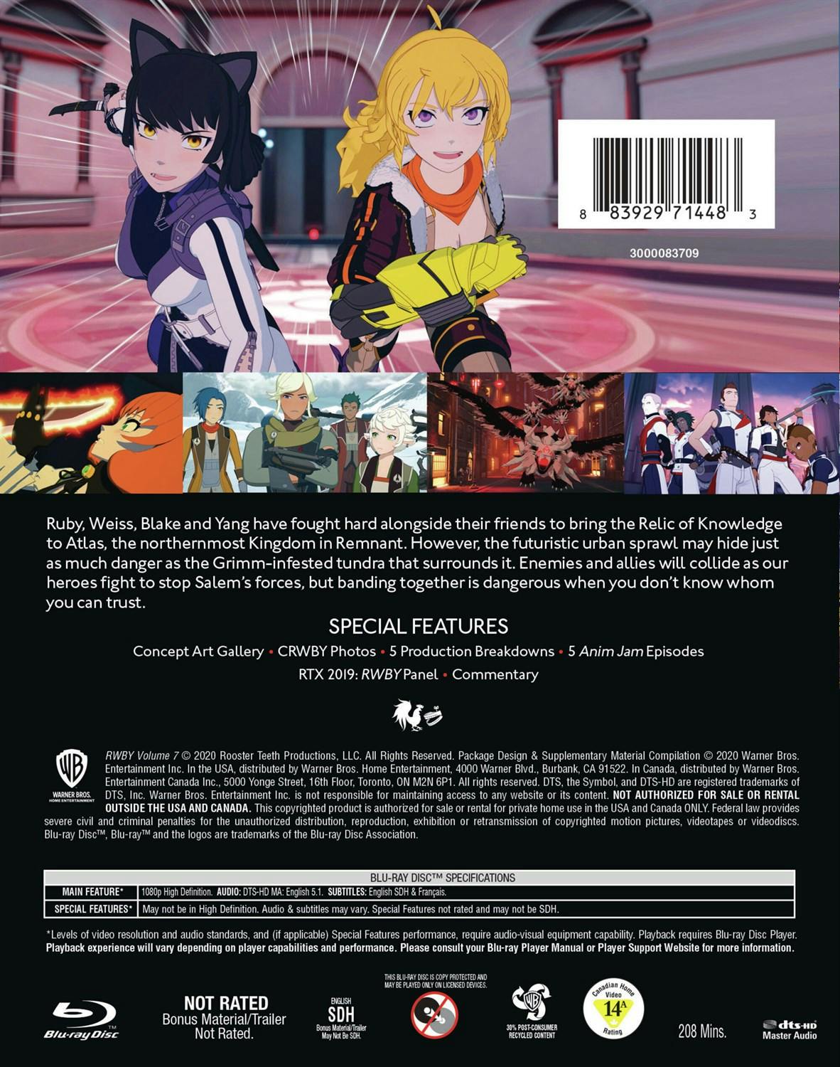 RWBY: Volume 7 [Blu-ray]