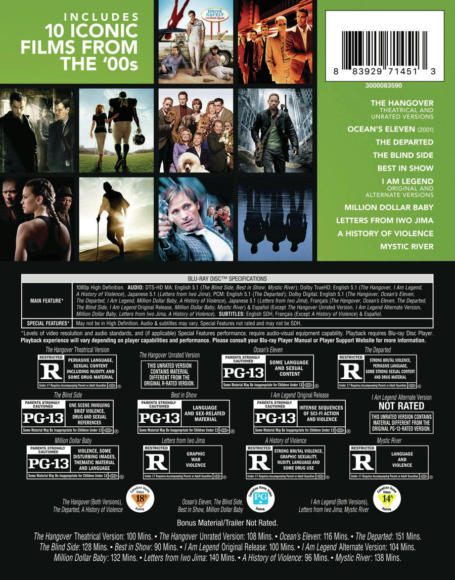 Best of 00s 10-Film Collection, Vol 1. (Blu-ray Set) [Blu-ray]