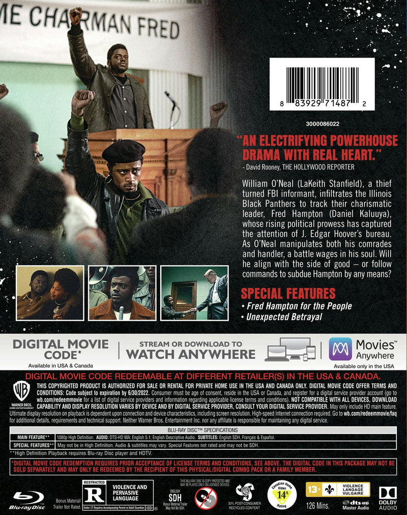 Judas and the Black Messiah [Blu-ray]