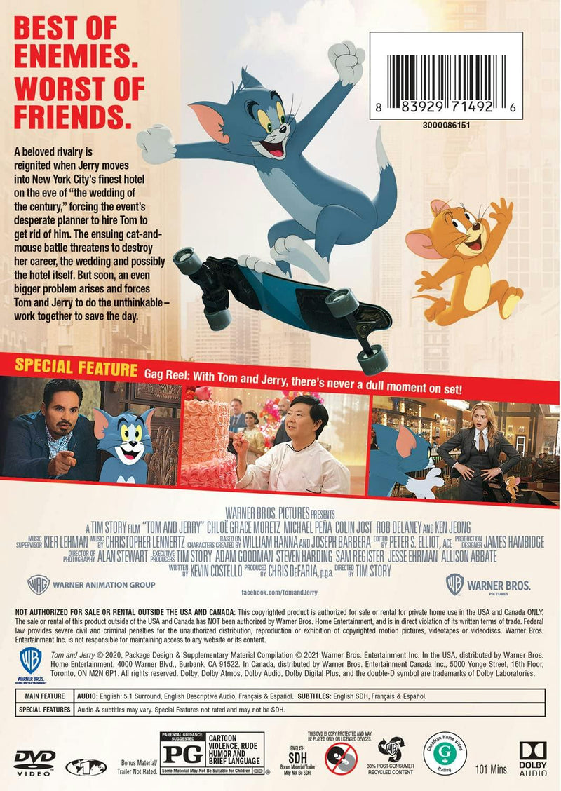 Tom & Jerry: The Movie [DVD]