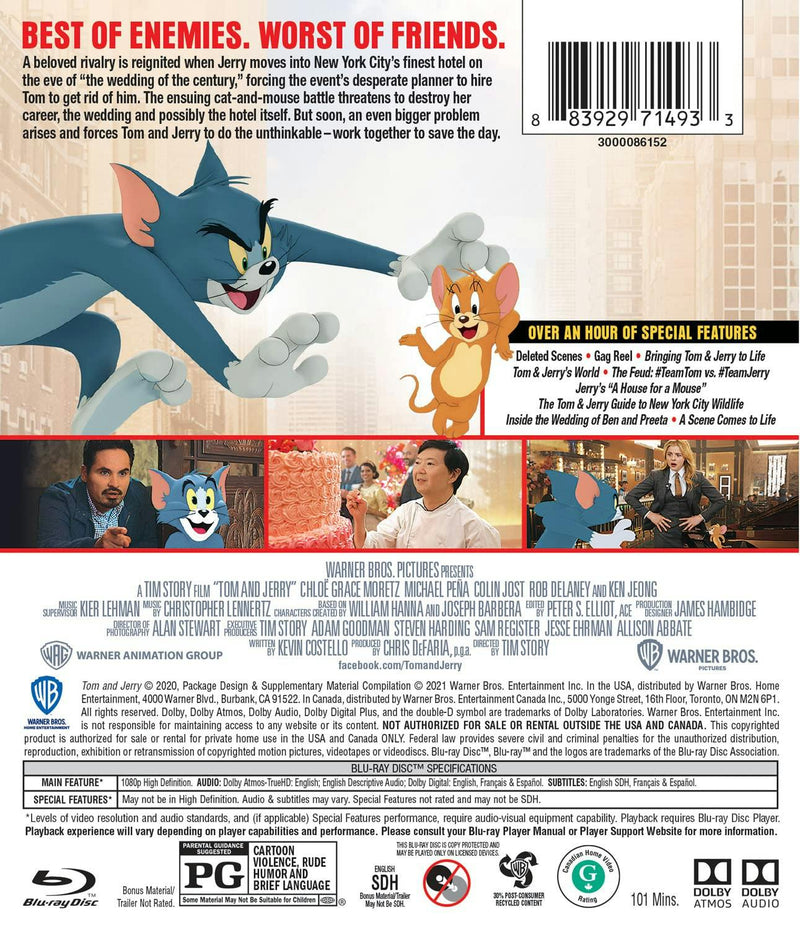Tom & Jerry: The Movie [Blu-ray]