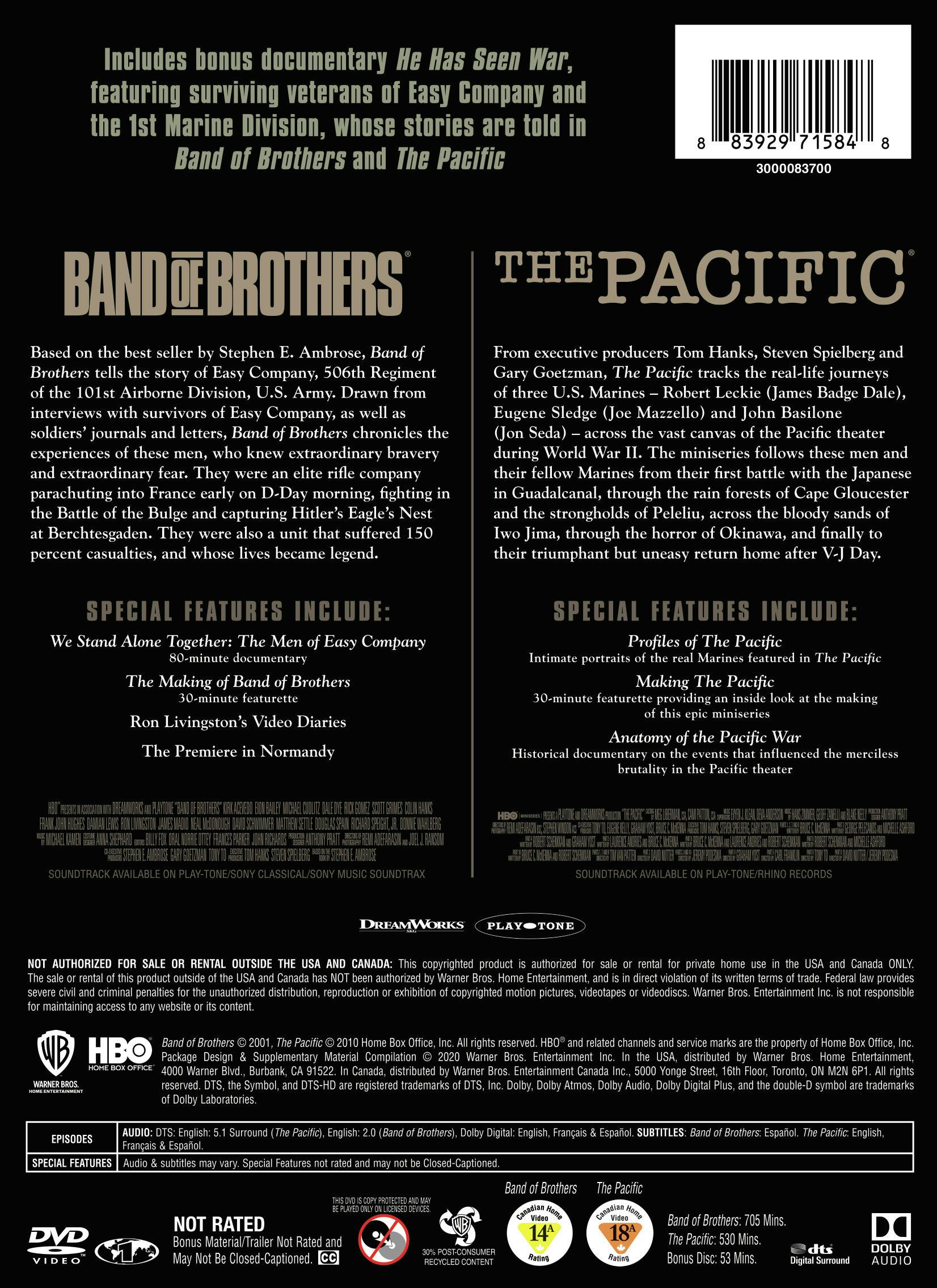 その他 Band of Brothers &amp; Pacific Sampler [DVD] Amazon.com: Band of Brothers with The Pacific Part One