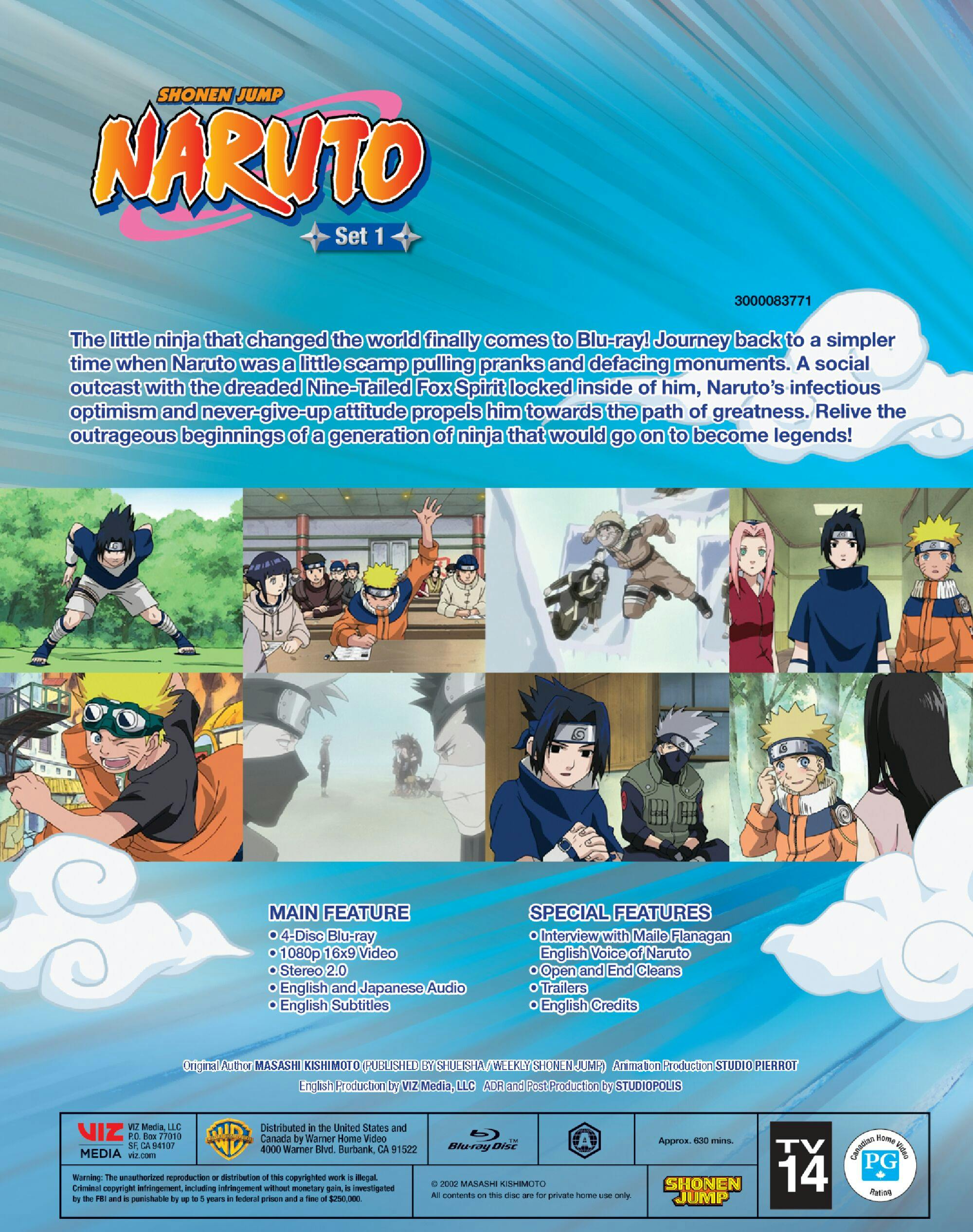Naruto - Set 1 (Box Set) [Blu-ray] – GRUV Entertainment