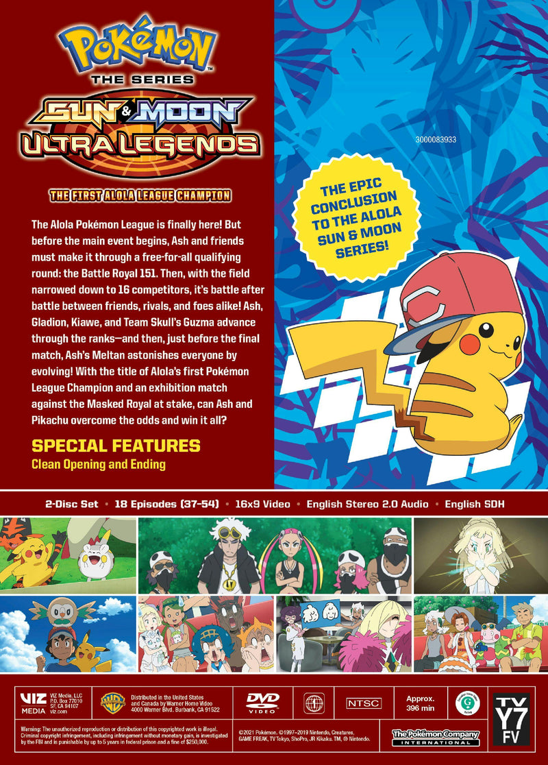 Pokémon: Sun and Moon Ultra Legends - The First Alola League [DVD]