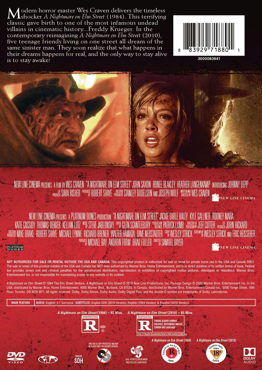 A Nightmare On Elm Street (DVD Double Feature) [DVD]