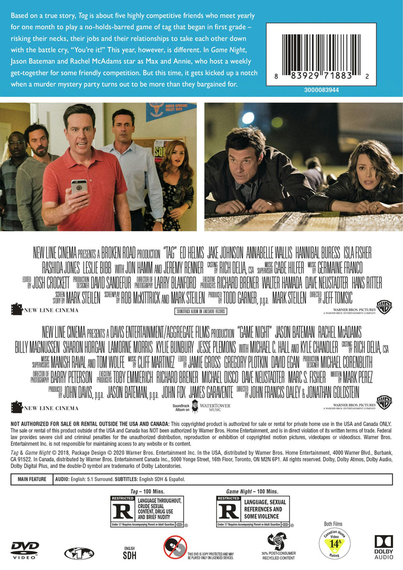 Tag/Game Night (DVD Double Feature) [DVD]