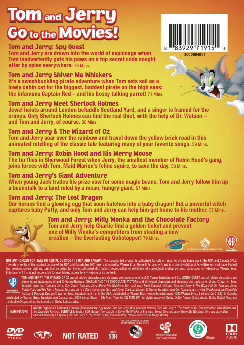 Tom and Jerry - Best of Tom and Jerry Movies (Box Set) [DVD]