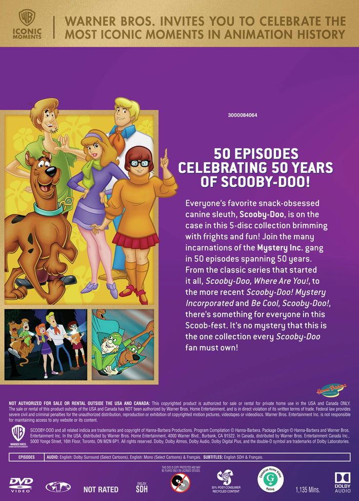 Best of Warner Bros.: 50 Cartoon Collection - Scooby-Doo (Iconic Moments LL) (Box Set) [DVD]